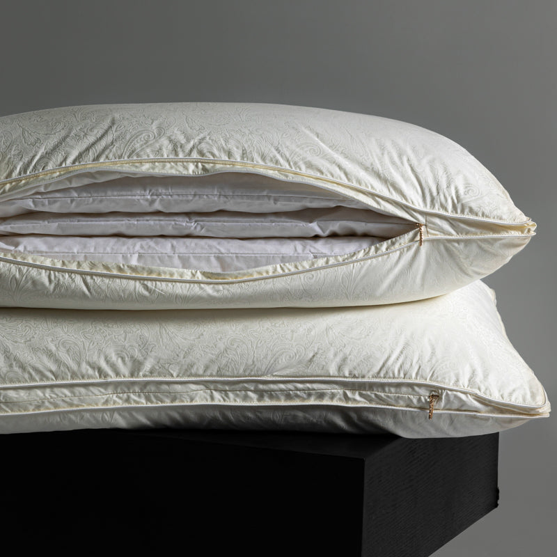 3-in-1 Adjustable White Goose Down Pillow