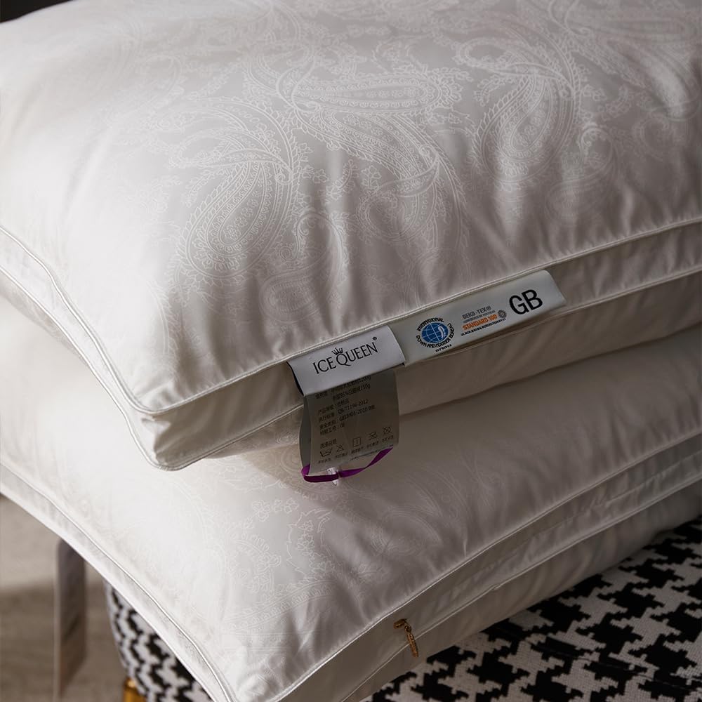 Polish Royal Goose Down Duvet + White Goose Down Pillow Series Sets (2 pillows、 2 duvets、1 pillow + 1 duvet、 2 pillows + 1 duvet)