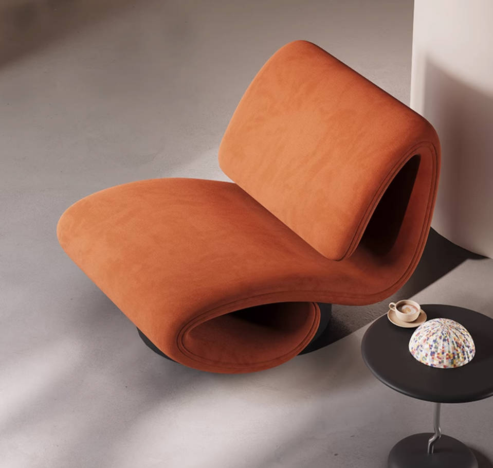 Italian designer sofa chair creative light luxury living room balcony leisure chair