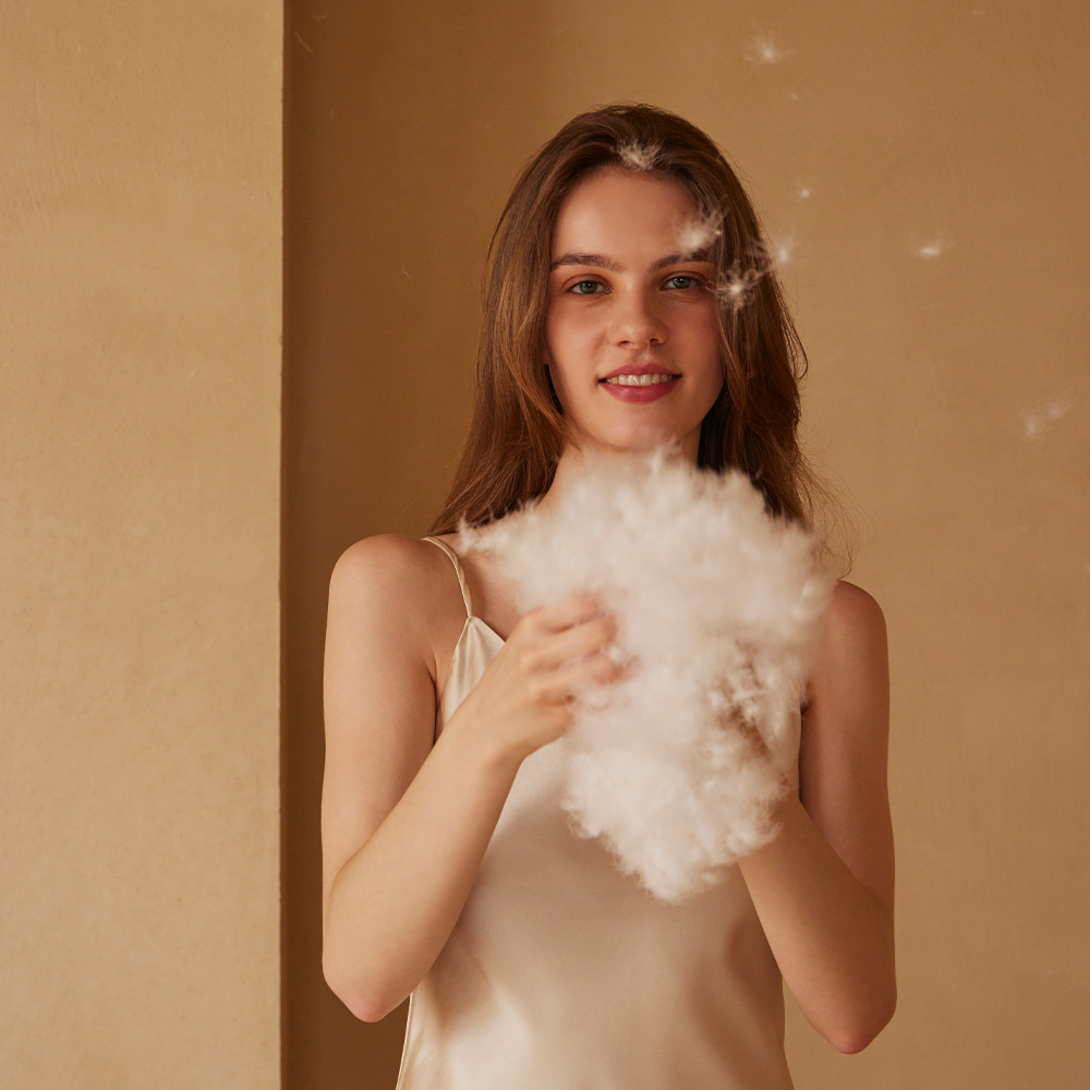 Siberian Goose Down Set Combinations (2 pillows、2 duvets、1 pillow + 1 duvet、2 pillows + 1 duvet)