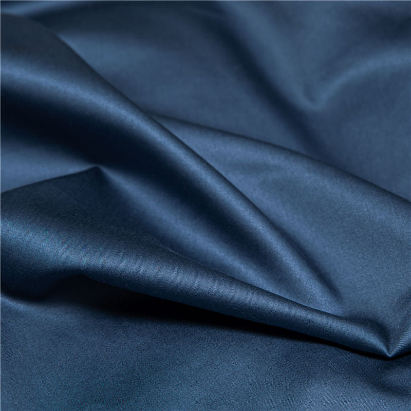 Luxe Sateen Duvet Cover-Midnight Blue
